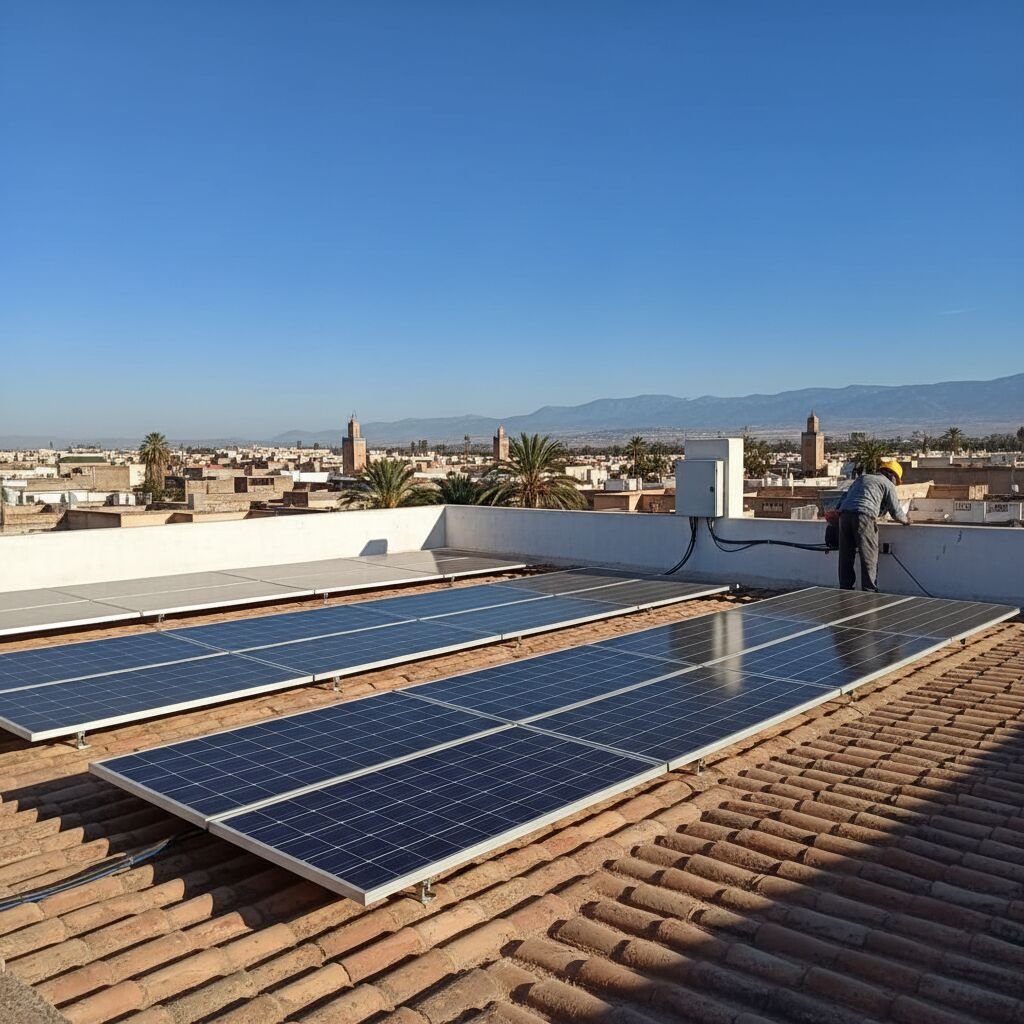 Découvrez tout ce qu'il faut savoir sur les panneaux solaires au Maroc : coûts d'installation, prix moyens, subventions disponibles et conseils pour réussir votre projet photovoltaïque.